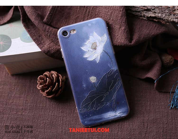 Etui iPhone 6 / 6s Niebieski All Inclusive Telefon Komórkowy, Futerał iPhone 6 / 6s Silikonowe Wiatr Kwiaty