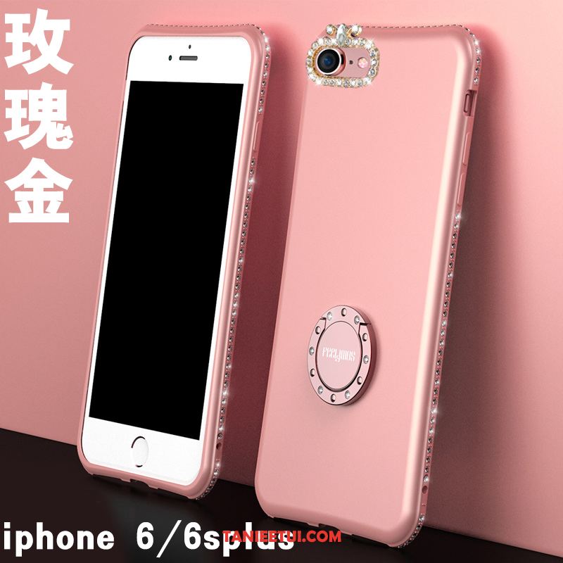 Etui iPhone 6 / 6s Plus Modna Marka Telefon Komórkowy Anti-fall, Obudowa iPhone 6 / 6s Plus Czerwony Nubuku Silikonowe
