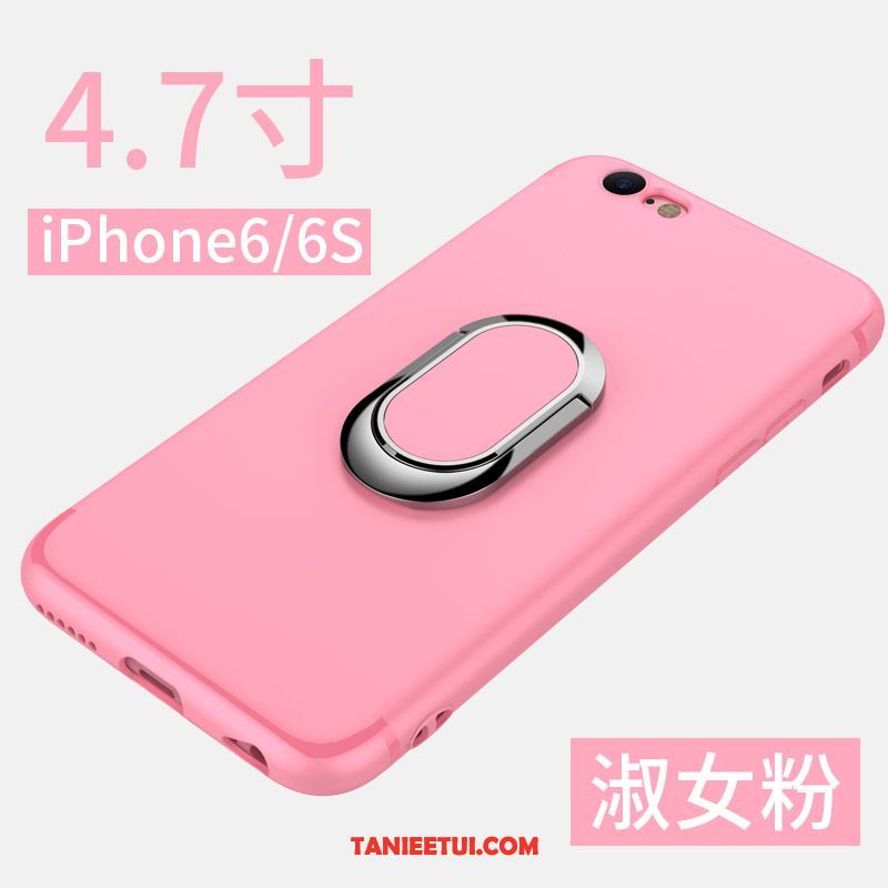 Etui iPhone 6 / 6s Silikonowe Wspornik Miękki, Futerał iPhone 6 / 6s Różowe All Inclusive Anti-fall