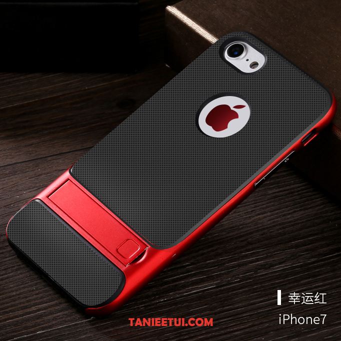 Etui iPhone 7 Anti-fall Czerwony Wspornik, Pokrowce iPhone 7 Kreatywne Telefon Komórkowy Proste