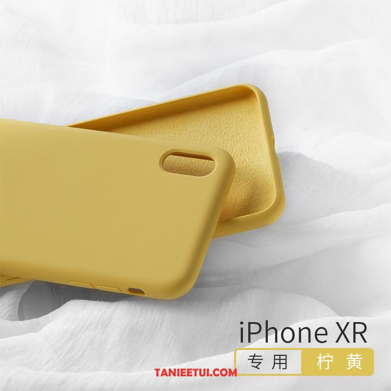 Etui iPhone Xr Miękki Jednolity Kolor Nowy, Futerał iPhone Xr Ochraniacz Modna Marka Silikonowe