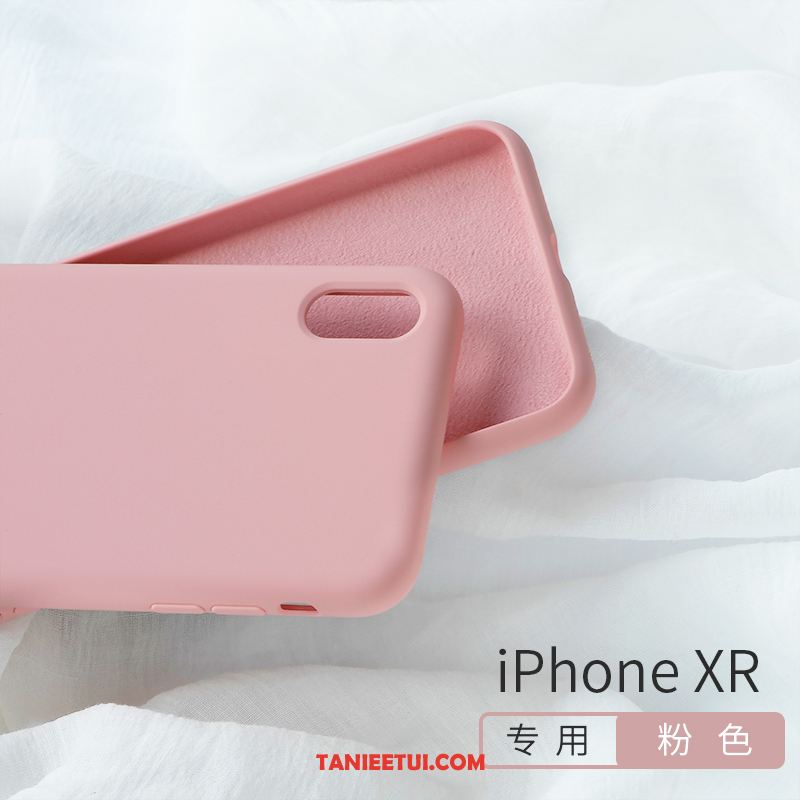 Etui iPhone Xr Miękki Jednolity Kolor Nowy, Futerał iPhone Xr Ochraniacz Modna Marka Silikonowe