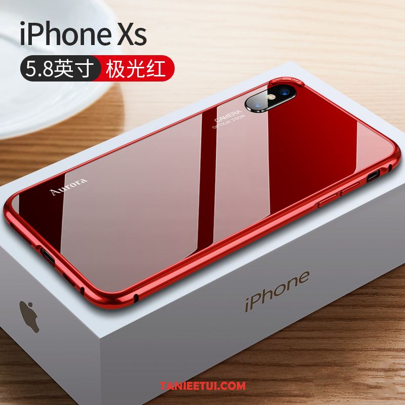 Etui iPhone Xs Czerwony All Inclusive Granica, Obudowa iPhone Xs Telefon Komórkowy Wysoki Koniec Czerwony Netto