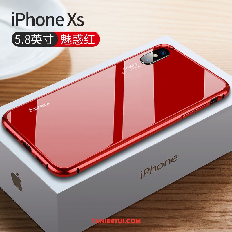 Etui iPhone Xs Czerwony All Inclusive Granica, Obudowa iPhone Xs Telefon Komórkowy Wysoki Koniec Czerwony Netto