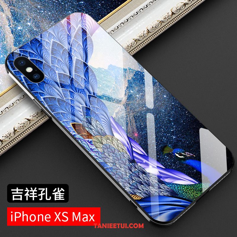 Etui iPhone Xs Max Gwiazda Cienkie Telefon Komórkowy, Futerał iPhone Xs Max Moda Czerwony All Inclusive