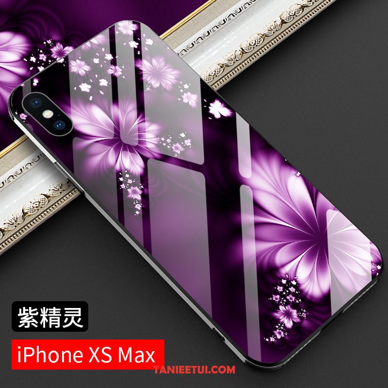 Etui iPhone Xs Max Gwiazda Cienkie Telefon Komórkowy, Futerał iPhone Xs Max Moda Czerwony All Inclusive
