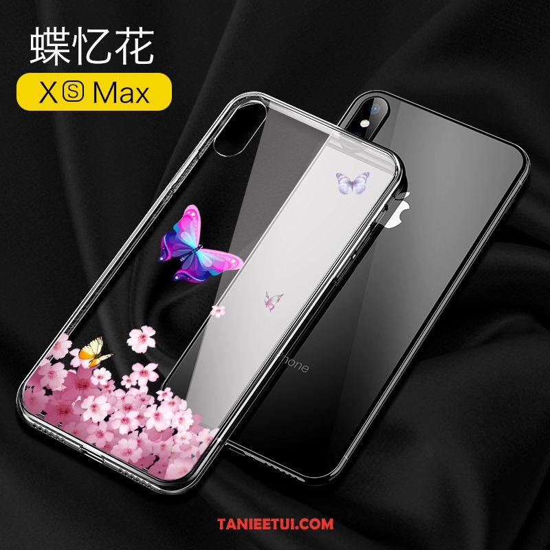 Etui iPhone Xs Max Telefon Komórkowy Szkło Modna Marka, Pokrowce iPhone Xs Max Anti-fall Przezroczysty Nowy