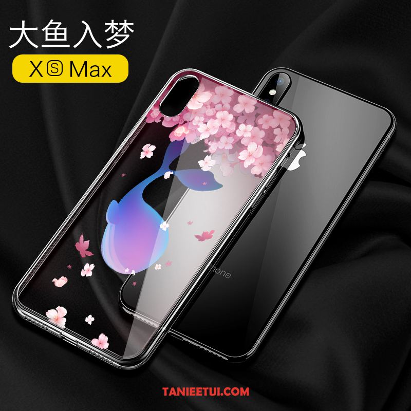 Etui iPhone Xs Max Telefon Komórkowy Szkło Modna Marka, Pokrowce iPhone Xs Max Anti-fall Przezroczysty Nowy