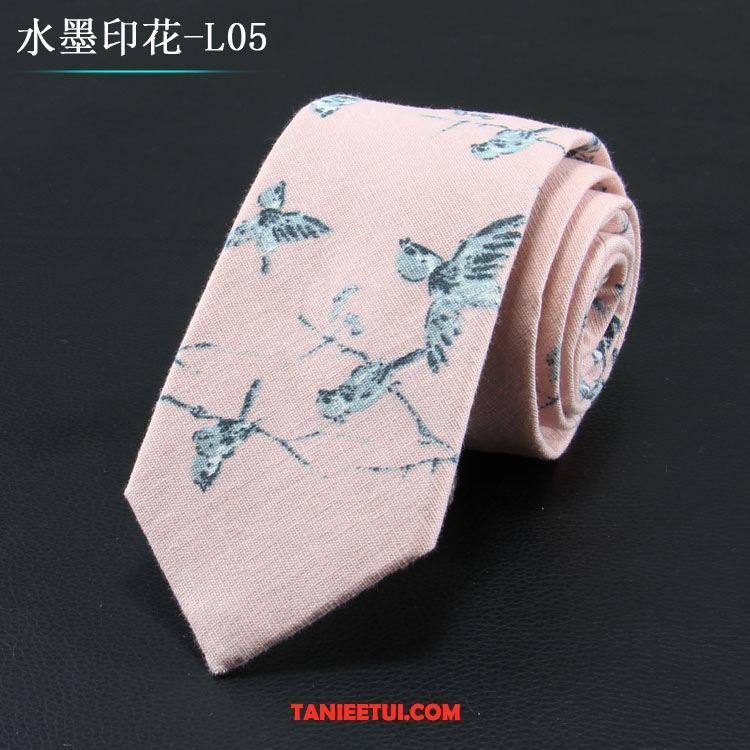 Krawat Męskie Różowy Moda Wzór, Krawat Osobowość Wszystko Pasuje Sukienka