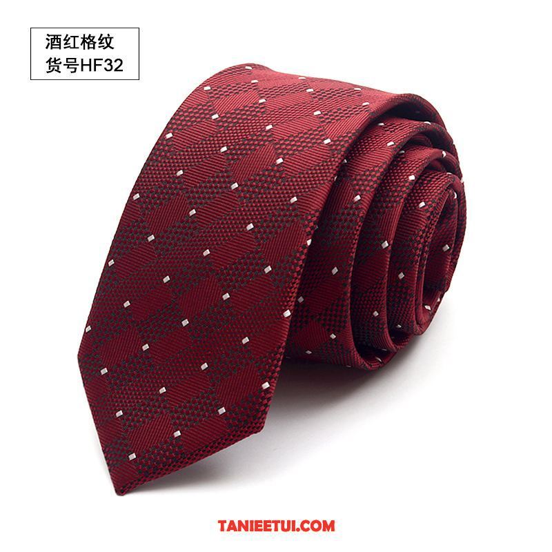 Krawat Męskie Wąskie Casual Damska, Krawat Moda Różowy Trendy Blau Schwarz
