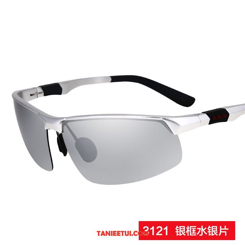 Okulary Przeciwsłoneczne Męskie Dla Kierowców Polaryzator Nocna Wizja, Okulary Przeciwsłoneczne Męska Nowy Aluminium Magnezu