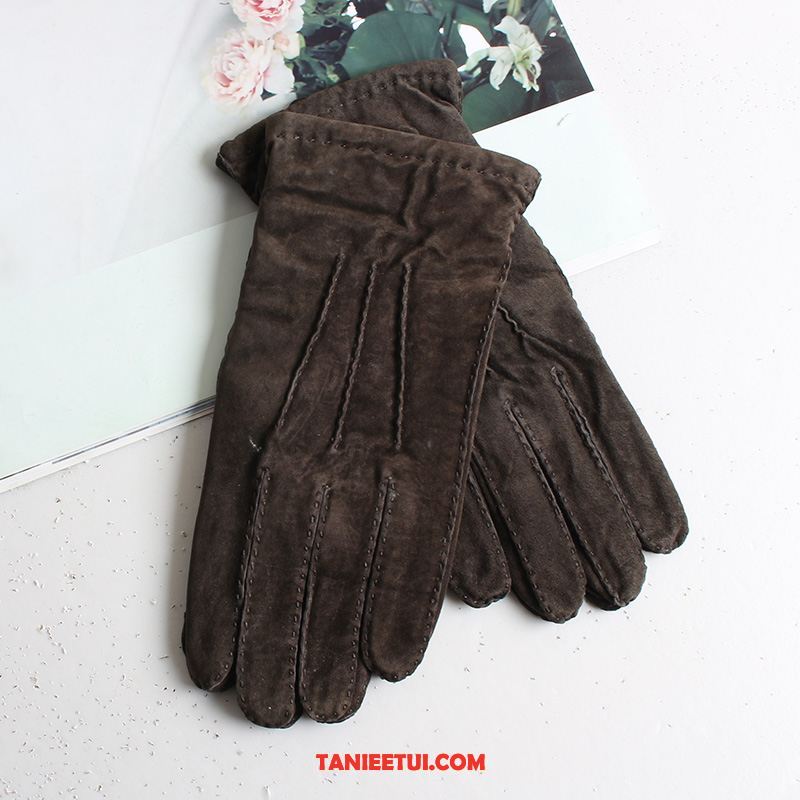 Rękawiczki Męskie Jesień Męska Moda, Rękawiczki Vintage Ciepły Zima
