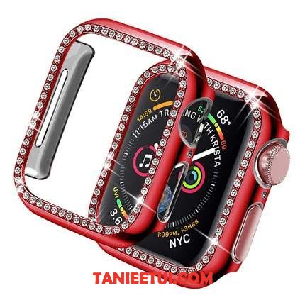 Etui Apple Watch Series 3 Granica Czerwony All Inclusive, Futerał Apple Watch Series 3 Z Kryształkami Akcesoria Trudno