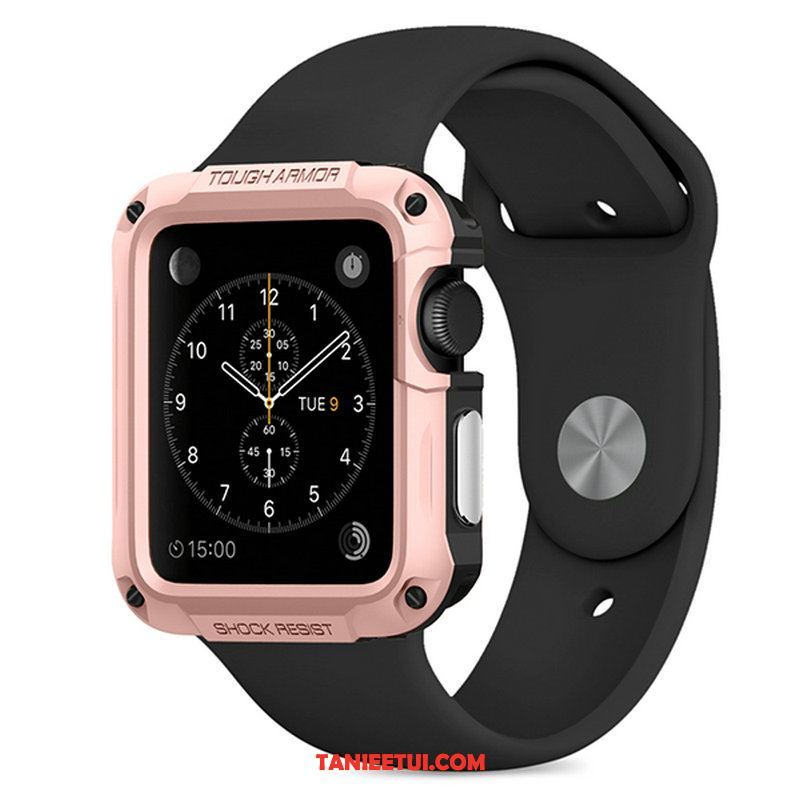 Etui Apple Watch Series 3 Outdoor Różowe Złoto Sportowe, Futerał Apple Watch Series 3 Ochraniacz