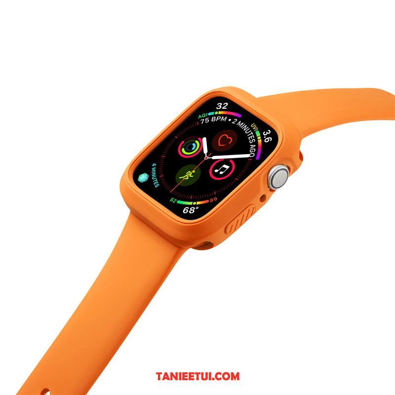 Etui Apple Watch Series 3 Pomarańczowy Anti-fall Silikonowe, Pokrowce Apple Watch Series 3 Sportowe