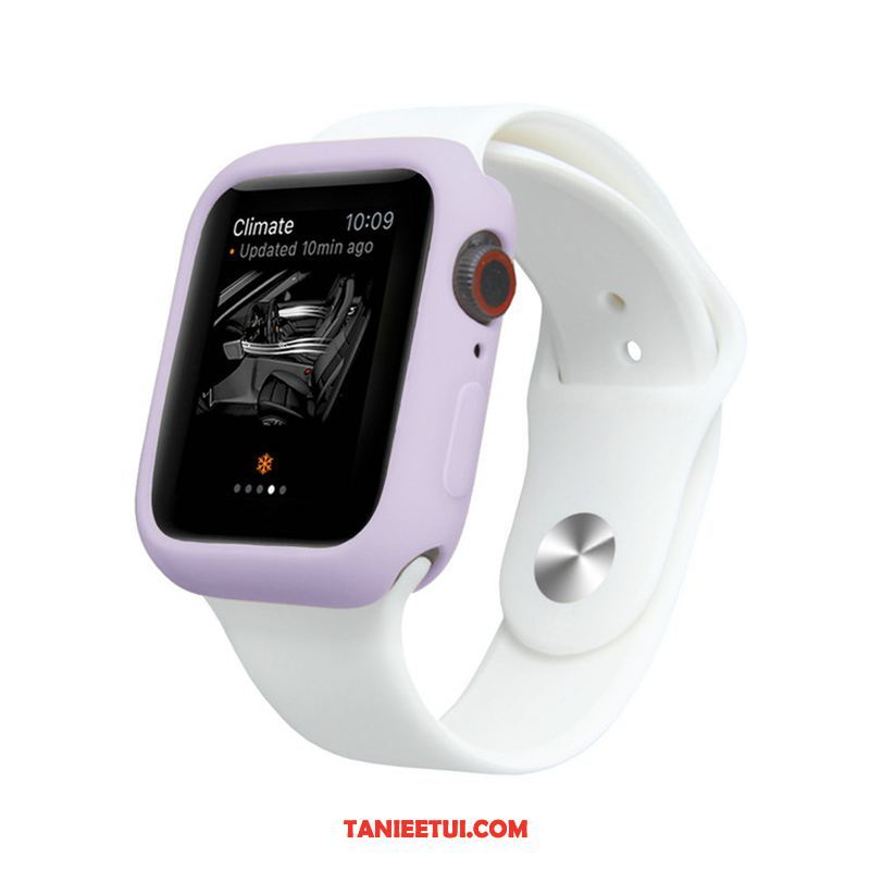 Etui Apple Watch Series 5 Ochraniacz Miękki Kolor Cukierków, Futerał Apple Watch Series 5 All Inclusive Silikonowe Purpurowy