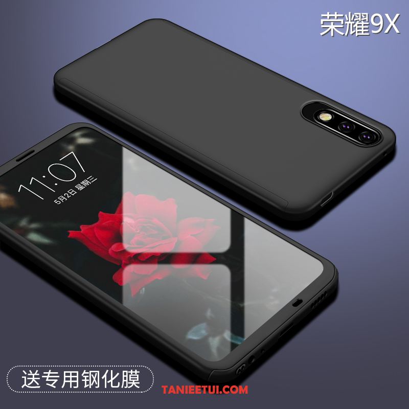 Etui Honor 9x Nubuku Czarny Nowy, Obudowa Honor 9x Anti-fall Telefon Komórkowy All Inclusive