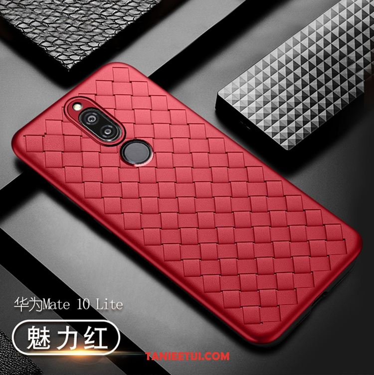 Etui Huawei Mate 10 Lite All Inclusive Miękki Ciemno, Pokrowce Huawei Mate 10 Lite Telefon Komórkowy Ochraniacz Czerwony