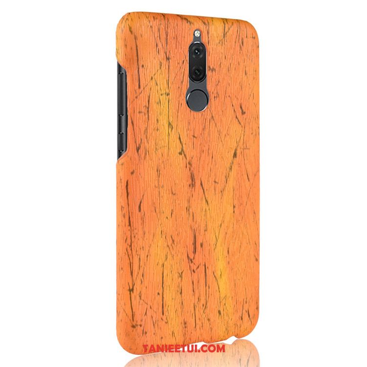 Etui Huawei Mate 10 Lite Ochraniacz Telefon Komórkowy Ziarno Drewna, Pokrowce Huawei Mate 10 Lite Trudno Jakość Skóra Orange