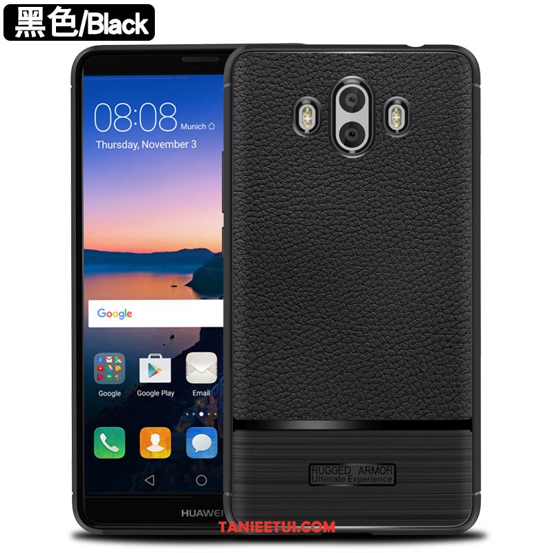 Etui Huawei Mate 10 Ochraniacz Anti-fall Miękka Skóra, Futerał Huawei Mate 10 Silikonowe All Inclusive Czarny