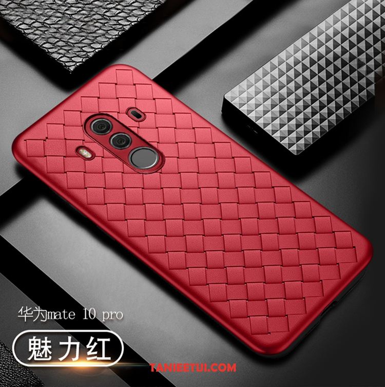 Etui Huawei Mate 10 Pro Ciemno Miękki Telefon Komórkowy, Futerał Huawei Mate 10 Pro Czerwony