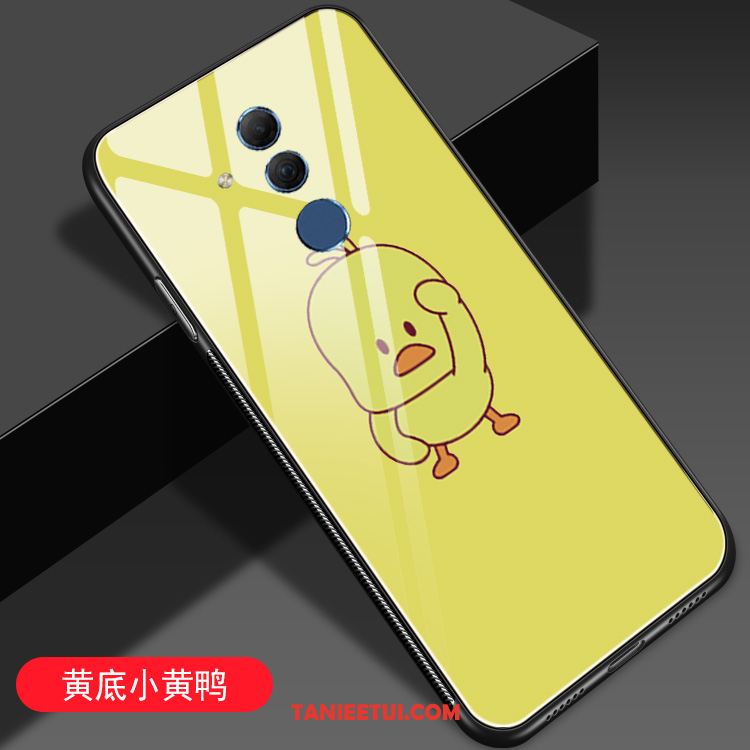 Etui Huawei Mate 20 Lite Zakochani Kaczka Żółty, Obudowa Huawei Mate 20 Lite Kreatywne Proste Modna Marka