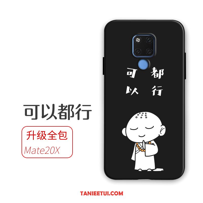 Etui Huawei Mate 20 X Cienkie Miękki Wiszące Ozdoby, Obudowa Huawei Mate 20 X Czarny Telefon Komórkowy Tendencja