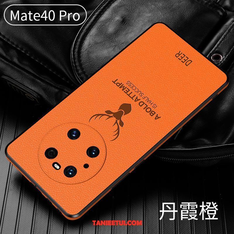 Etui Huawei Mate 40 Pro All Inclusive Kreatywne Silikonowe, Futerał Huawei Mate 40 Pro Anti-fall Pomarańczowy Ochraniacz