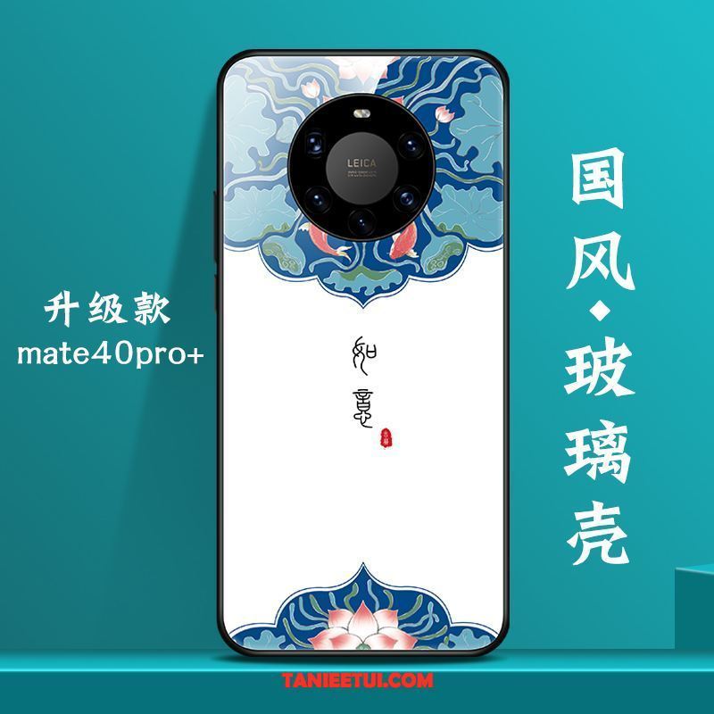 Etui Huawei Mate 40 Pro+ Nowy Szkło Czerwony Netto, Pokrowce Huawei Mate 40 Pro+ Wiatr Modna Marka Osobowość