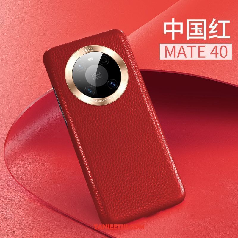Etui Huawei Mate 40 Skóra Bydlęca Cienkie Wysoki Koniec, Pokrowce Huawei Mate 40 Telefon Komórkowy Nowy Prawdziwa Skóra