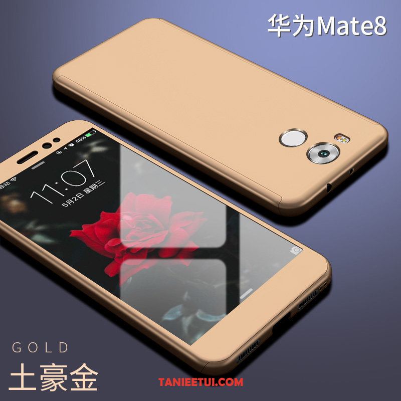 Etui Huawei Mate 8 Ochraniacz Nubuku Anti-fall, Obudowa Huawei Mate 8 Złoto Trudno Telefon Komórkowy
