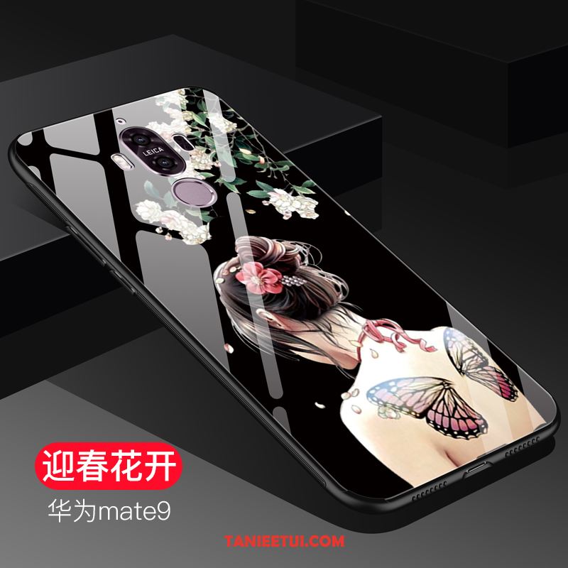 Etui Huawei Mate 9 Czarny Szkło Tendencja, Pokrowce Huawei Mate 9 Telefon Komórkowy