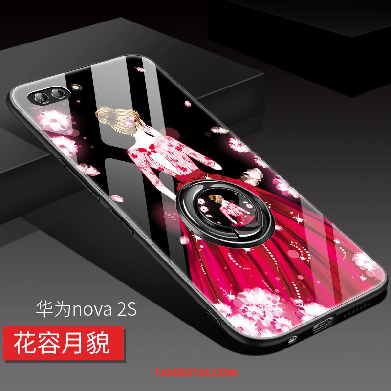 Etui Huawei Nova 2s Miękki Silikonowe Lustro, Pokrowce Huawei Nova 2s Osobowość Różowe Kreatywne