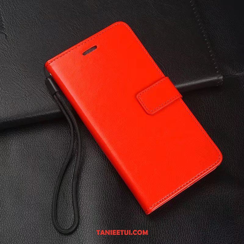 Etui Huawei Nova 3i Skórzany Futerał Telefon Komórkowy Czerwony, Pokrowce Huawei Nova 3i Anti-fall