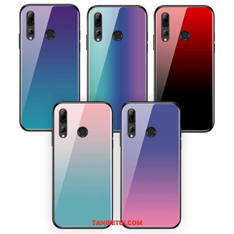 Etui Huawei P Smart+ 2019 Jasny Czerwony Szkło, Futerał Huawei P Smart+ 2019 Silikonowe Telefon Komórkowy Wiatr