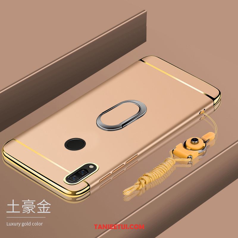Etui Huawei P Smart 2019 Osobowość Nubuku Magnetyzm, Pokrowce Huawei P Smart 2019 Lekki I Cienki Szkło Hartowane Ring