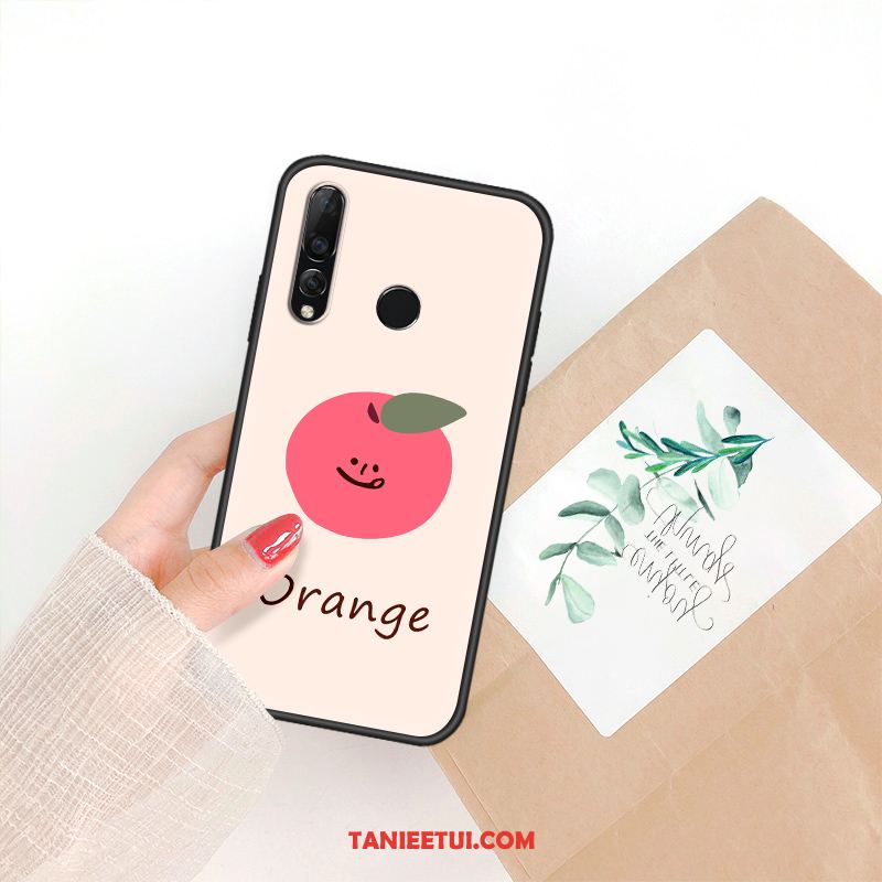 Etui Huawei P Smart+ 2019 Telefon Komórkowy Kolor Anti-fall, Pokrowce Huawei P Smart+ 2019 Czerwony Sztuka Kreskówka Orange
