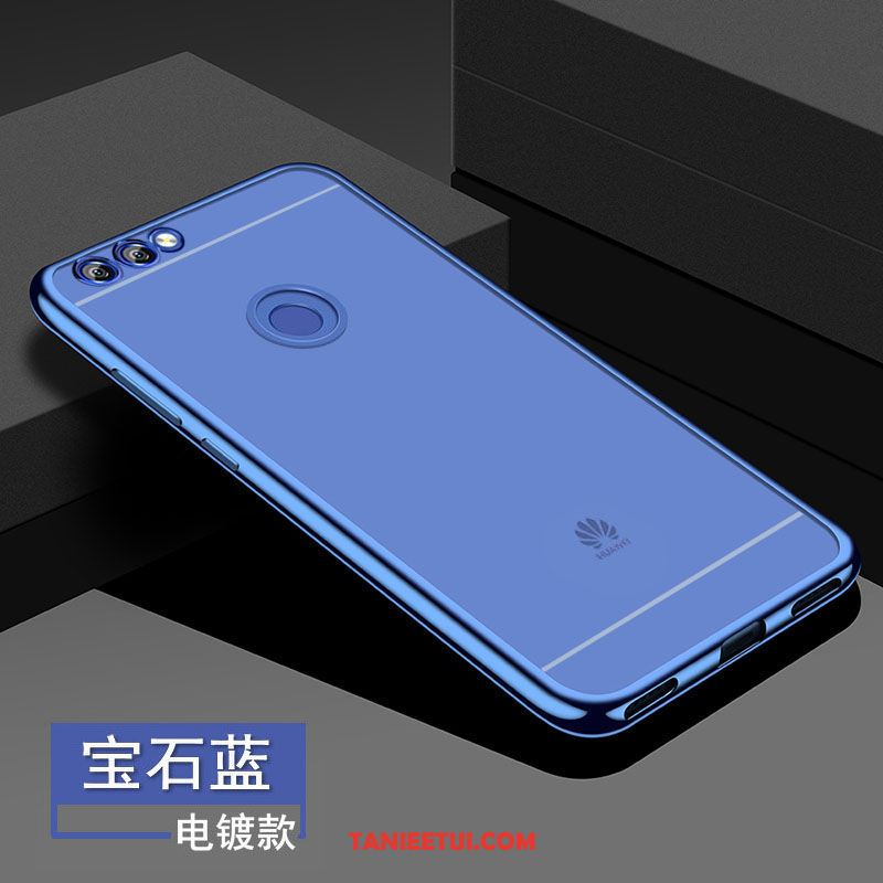 Etui Huawei P Smart Anti-fall Ochraniacz Telefon Komórkowy, Obudowa Huawei P Smart Niebieski Miękki Przezroczysty
