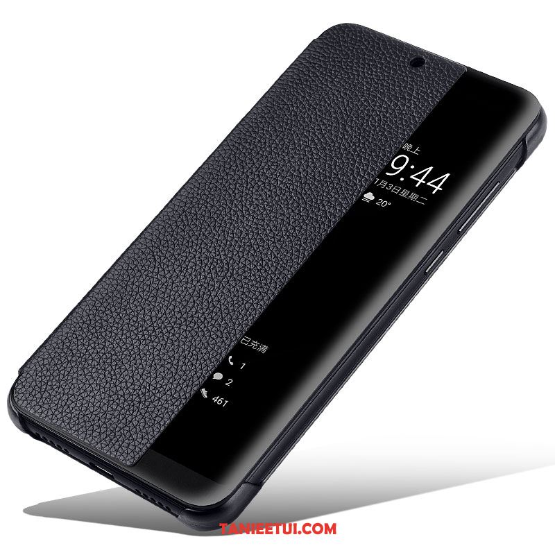 Etui Huawei P10 Plus Ochraniacz Telefon Komórkowy Czarny, Obudowa Huawei P10 Plus Klapa Skórzany Futerał Anti-fall