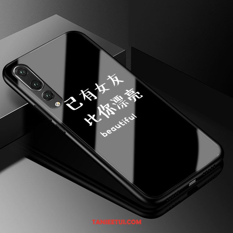 Etui Huawei P20 Pro All Inclusive Czarny Szkło, Obudowa Huawei P20 Pro Telefon Komórkowy Silikonowe