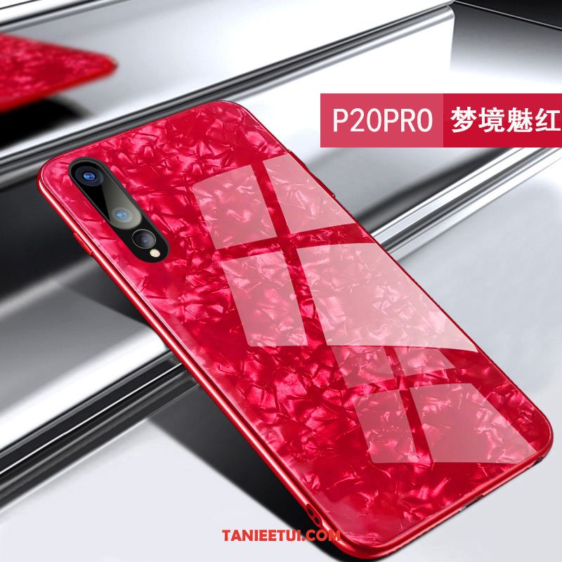 Etui Huawei P20 Pro Czerwony Anti-fall Kreatywne, Pokrowce Huawei P20 Pro Silikonowe All Inclusive Osobowość