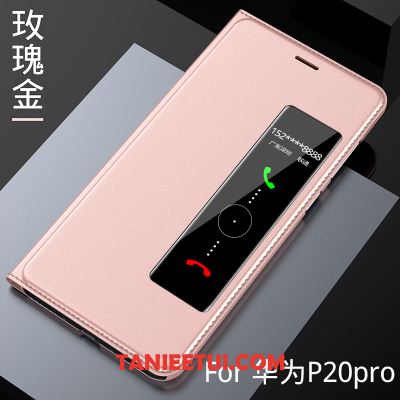 Etui Huawei P20 Pro Różowe Spoczynek Ochraniacz, Pokrowce Huawei P20 Pro Telefon Komórkowy Skórzany Futerał