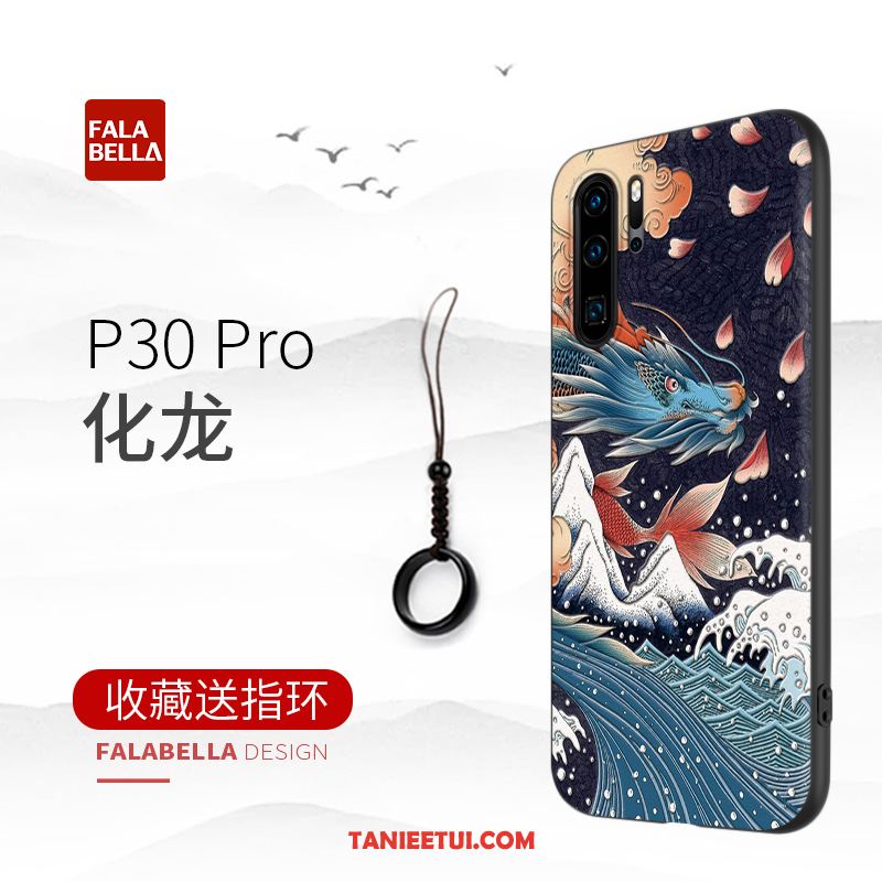 Etui Huawei P30 Pro Silikonowe Osobowość Chiński Styl, Obudowa Huawei P30 Pro Telefon Komórkowy Ochraniacz Modna Marka