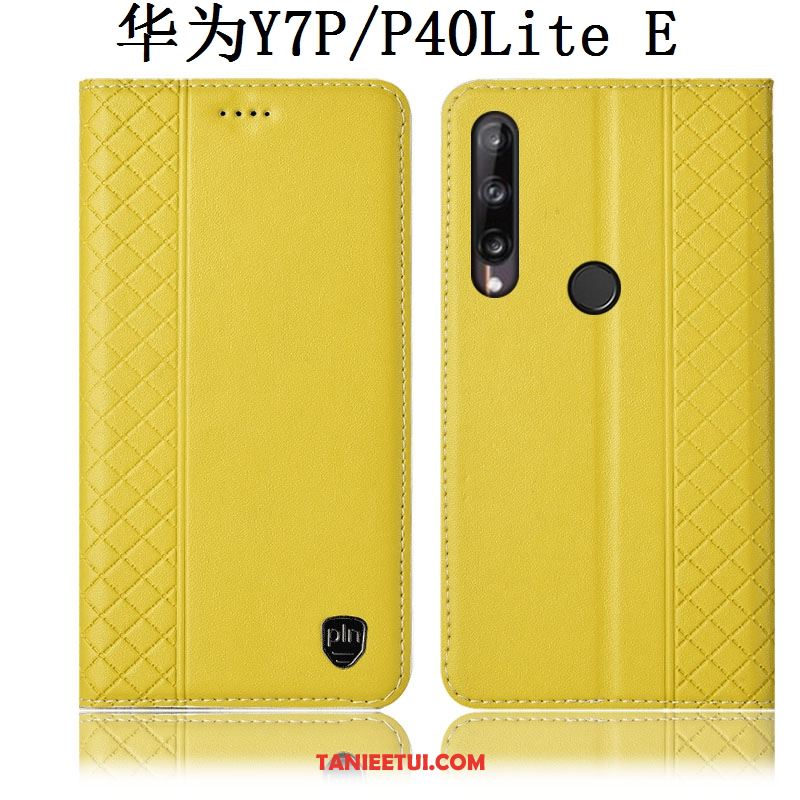 Etui Huawei P40 Lite E Telefon Komórkowy Anti-fall All Inclusive, Pokrowce Huawei P40 Lite E Ochraniacz Żółty Skórzany Futerał