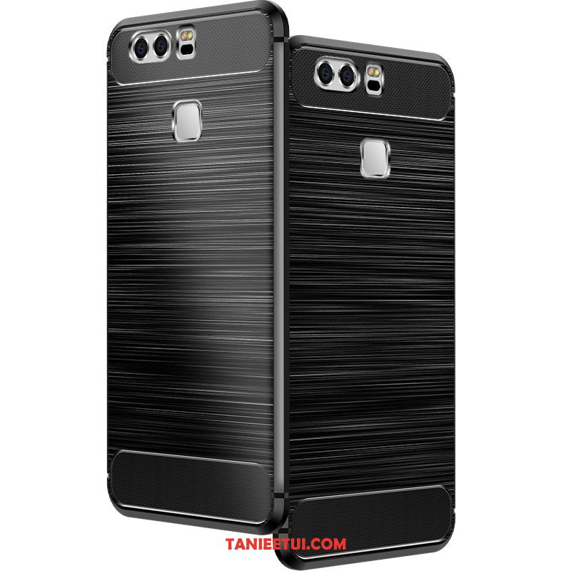 Etui Huawei P9 Telefon Komórkowy Czarny Miękki, Obudowa Huawei P9 Pu Ochraniacz Silikonowe
