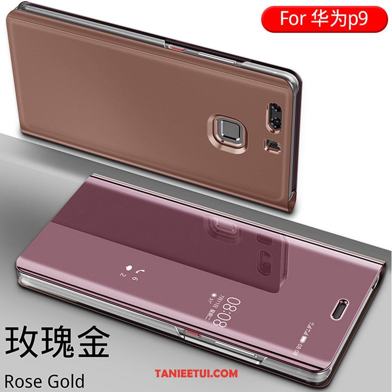 Etui Huawei P9 Telefon Komórkowy Skórzany Futerał Różowe, Obudowa Huawei P9 Anti-fall Ochraniacz All Inclusive