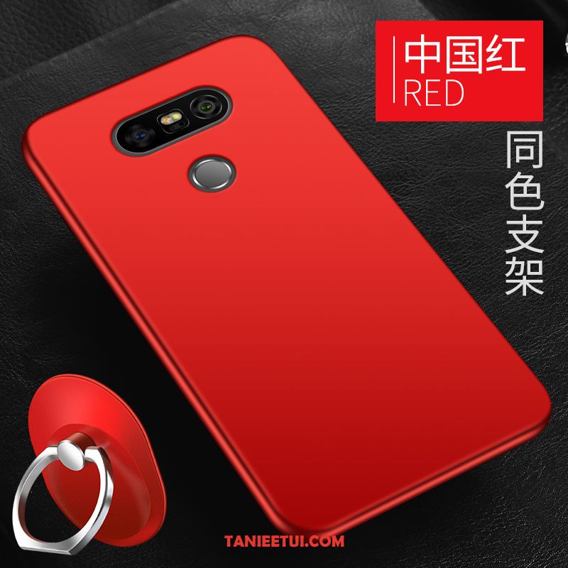 Etui Lg G5 Anti-fall Telefon Komórkowy Cienkie, Pokrowce Lg G5 Nubuku Czerwony Silikonowe
