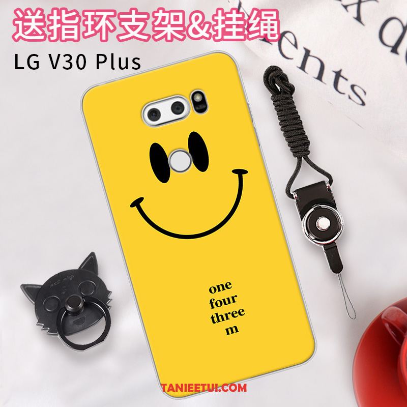 Etui Lg V30 Silikonowe Piękny Telefon Komórkowy, Obudowa Lg V30 All Inclusive Żółty Miękki