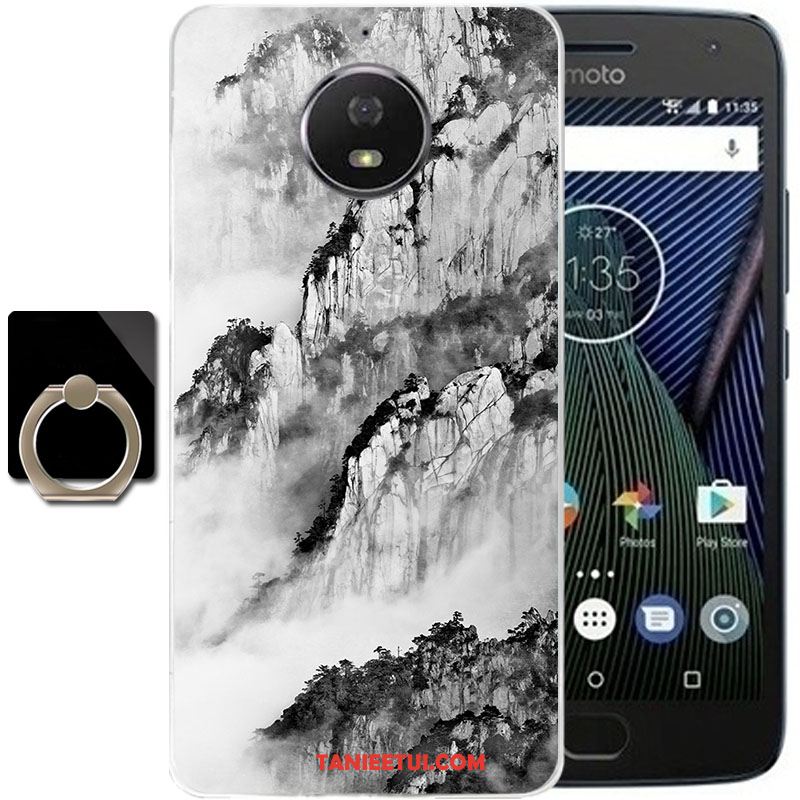 Etui Moto G5s Plus Kreskówka Atrament Miękki, Pokrowce Moto G5s Plus Telefon Komórkowy Silikonowe Wiatr