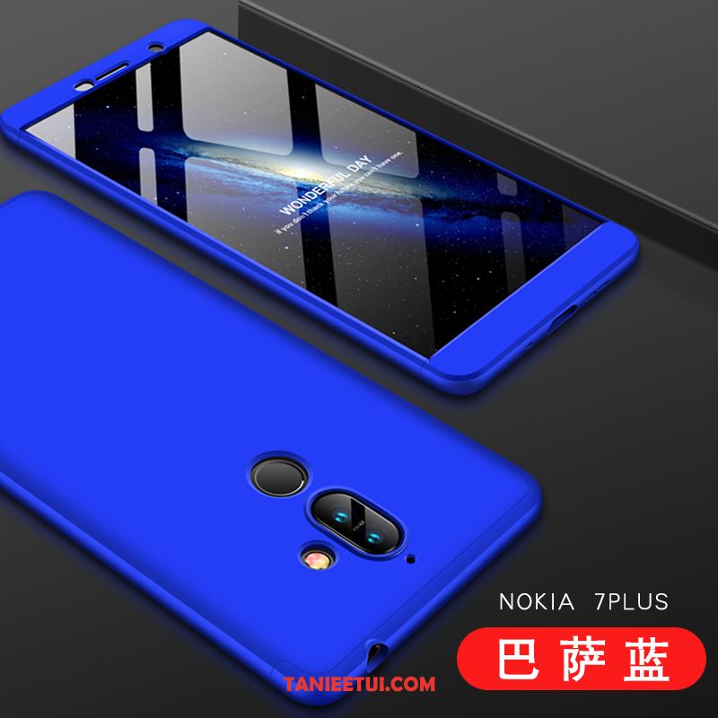 Etui Nokia 7 Plus Kreatywne Wiszące Ozdoby Nubuku, Futerał Nokia 7 Plus Niebieski All Inclusive Telefon Komórkowy